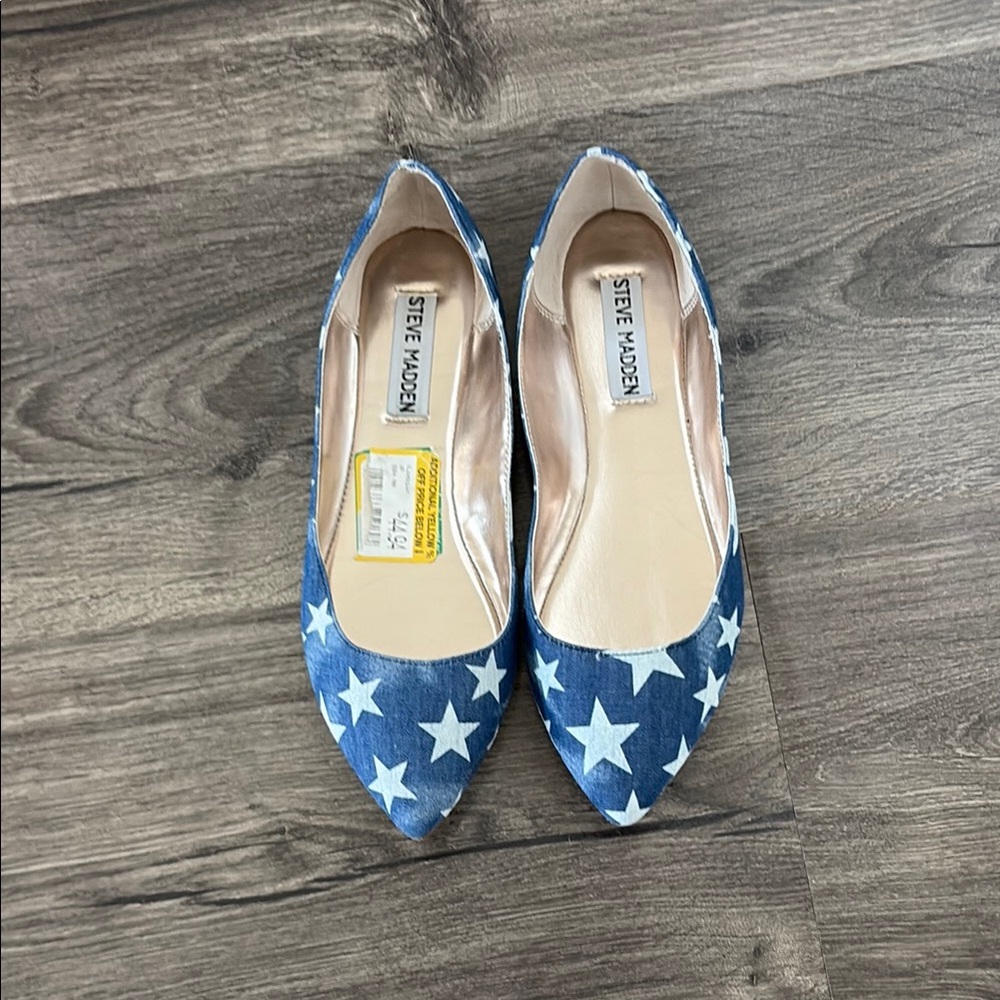 Steve Madden Blue Star Flats
